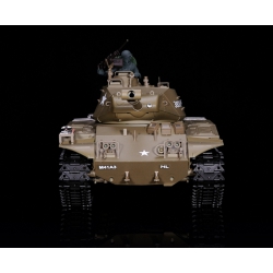 Czołg zdalnie sterowany ASG/IR/dźwięk/dym 1:16 U.S. M41A3 Walker Bulldog Light Tank RTR 2.4Ghz - Heng Long 3839-1U (PRO)